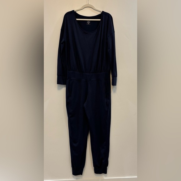 SWEATY BETTY navy Gary jumpsuit - Picture 5 of 8